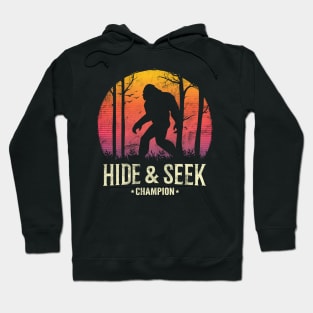 Bigfoot Hide and Seek Champion T Shirt Hoodie